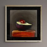 Avocado on wood